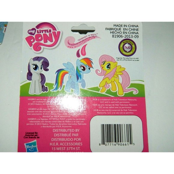 Lot of 3 packages My Little Pony Loom Charms Hasbro (9 Charms total) NEW - Picture 4 of 4